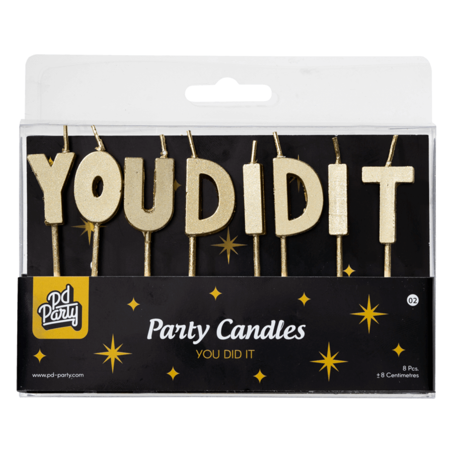 Party candles - You did it-1