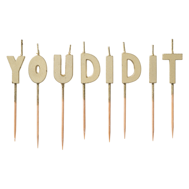 Party candles - You did it