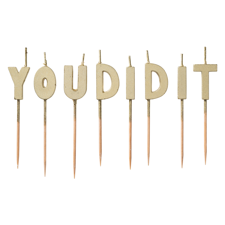 Party candles - You did it-2