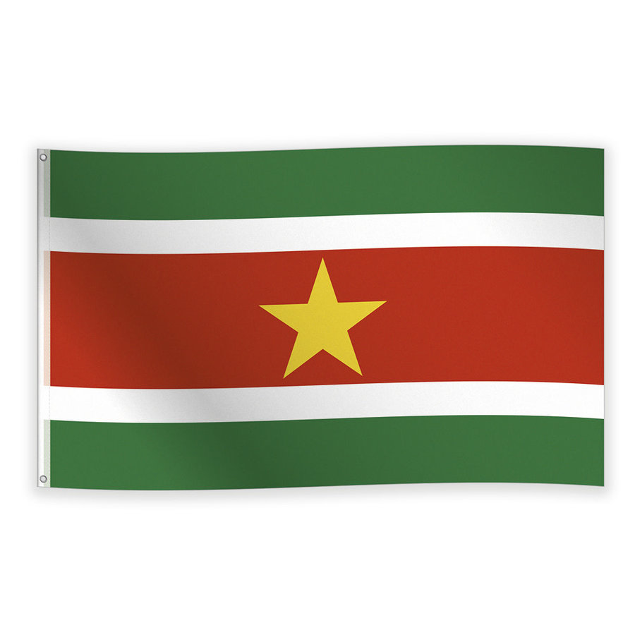 Gevelvlag Surinaamse Vlag-1