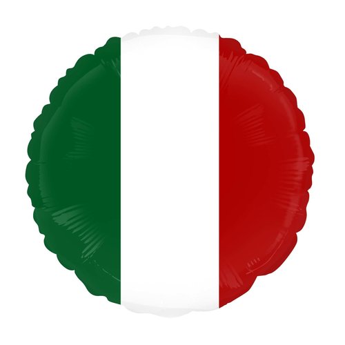 Folieballon - Italiaanse Vlag - 45cm 