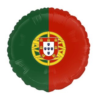 Globos Folieballon - Portugese Vlag - 45cm