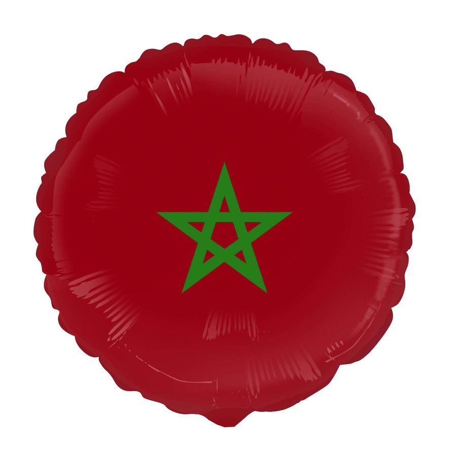 Folieballon - Marokkaanse Vlag-1
