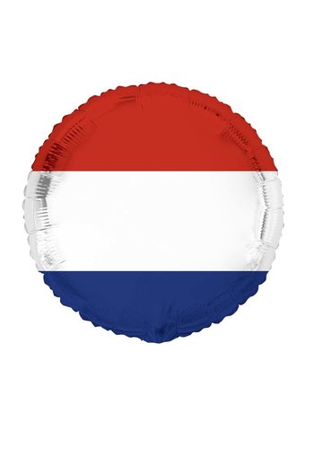 Folieballon - Nederlandse Vlag - 45cm 