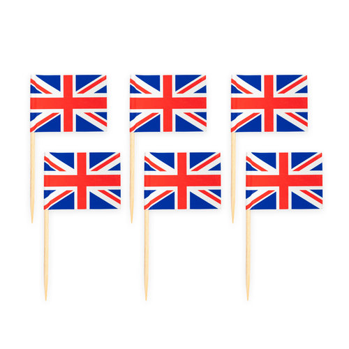 Prikkertjes Engelse Vlag - 50 stuks 