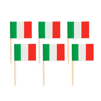 Globos Prikkertjes Italiaanse Vlag - 50 stuks