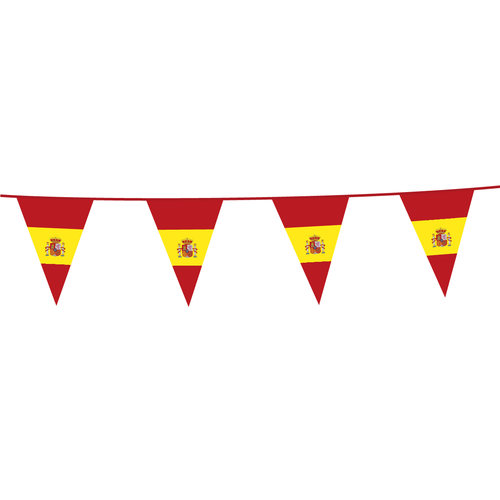 Vlaggenlijn Spanje - 10 meter 