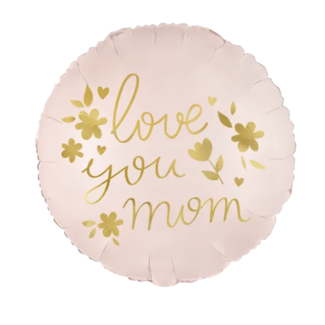 PartyDeco Folieballon Love You Mom