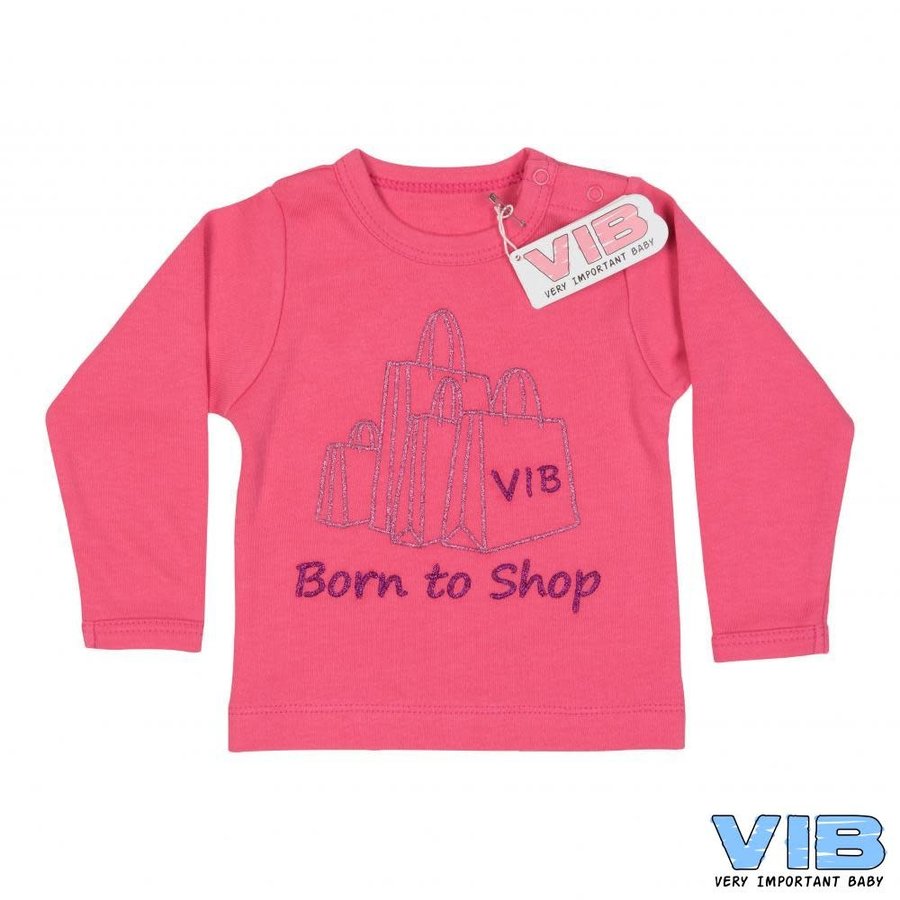T-Shirt Born to Shop-1