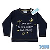 T-Shirt Navy I Love you to the moon and back!