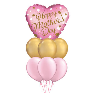 Qualatex Happy Mother's Day Set Pink & Gold