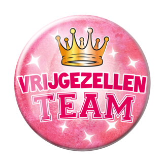 Paperdreams Button XL - Vrijgezellen Team Dames - 10x10cm