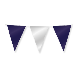 Paperdreams Vlaggenlijn Dark Blue & Silver - 10 meter