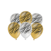 Paperdreams Ballonnen Zebra Print - 6 stuks