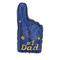 thumb-Folieballon #1 Dad - 46x86,5cm-1