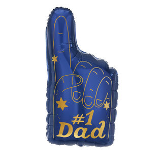 PartyDeco Folieballon #1 Dad - 46x86,5cm