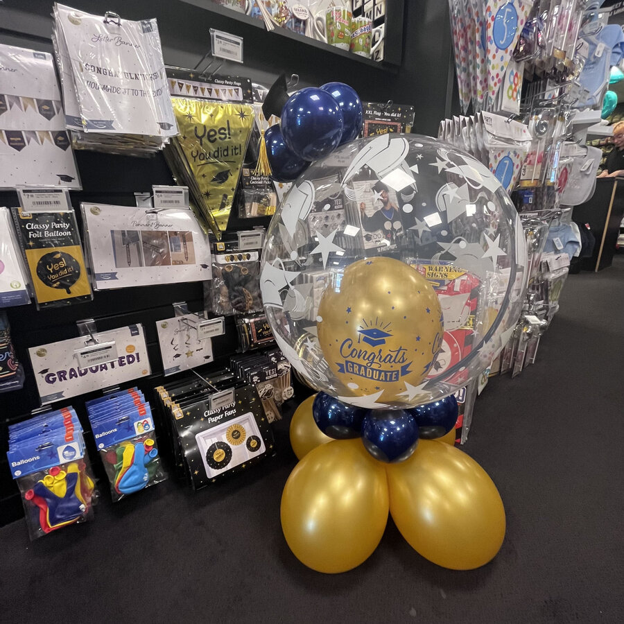 Deco Bubble Balloon Gift - Geslaagd-1