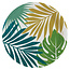 Amscan Palmbladeren Bordjes - 8st - 23cm