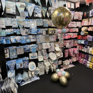 Sempertex Gender Reveal Gold Decoration