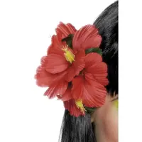 Haarclip Hibiscus - Rood