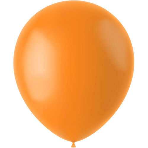 Ballonnen Tangerine Orange Mat - 11inch / 30cm 