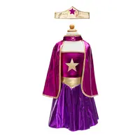 thumb-Superhero Star Dress/Cape/Headpice-3