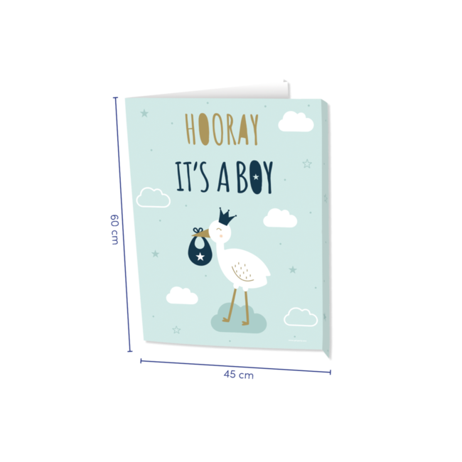 Newborn Baby Boy - Window Sign