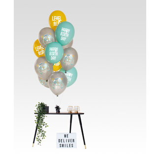 Folatex Ballonnen Birthday Gamer - 30cm - 12 stuks