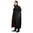 Deluxe Vampire Cape, Black, Velour with Red Lining