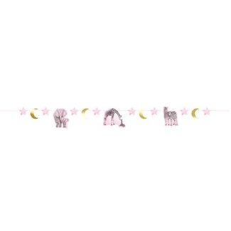 Figuren Slinger Baby Safari Pink ’You are loved’ - 2,5m