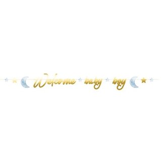 Letterslinger baby safari ’Welcome baby boy’ - 2,50m