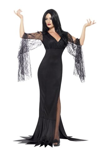 Deluxe Morticia Addams Kostuum 