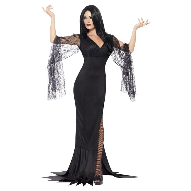 Deluxe Morticia Addams Kostuum