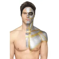 thumb-Metallic Liquid Latex Kit, Gold & Silver Face/Body Paints & 2 Sponsjes - 29.57ml-3