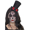 Day of the Dead Mini Top Hat op haarband
