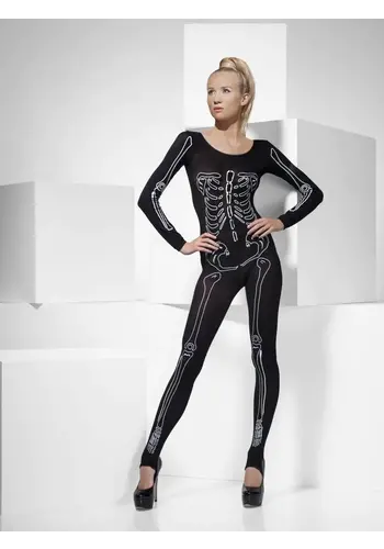 Skeleton Print Bodysuit 