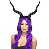 Demon Horns Headband - Zwart - Flexible