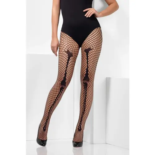 Skeleton Bone Net Panty 