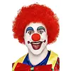 Clown Krul Pruik - Rood