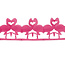 Papieren slinger Flamingo - 2,5 mtr