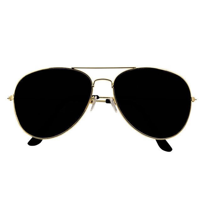 Set Piloot - 3 delig-  (partybril, badge en schouderstukken)