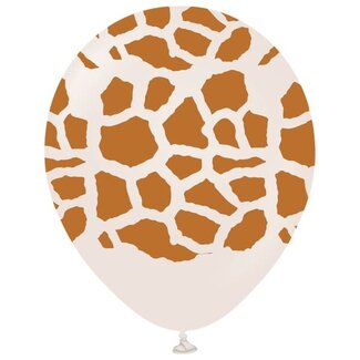 Kalisan Helium Ballon Giraffe Print