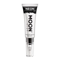 Neon UV Face & Body Gel with brush - Wit - 15ml