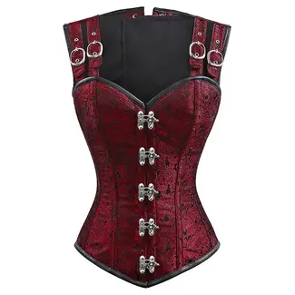 Red Steampunk Corset