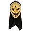 Gezichtsmasker Crazy killer met kap Goud
