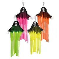 Hangdecoratie Schedelspook Neon  - 55 cm