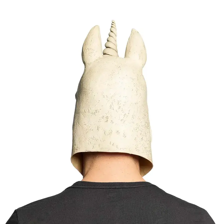 Latex hoofdmasker Eenhoorn schedel-5