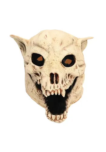 Latex hoofdmasker Hondenschedel 