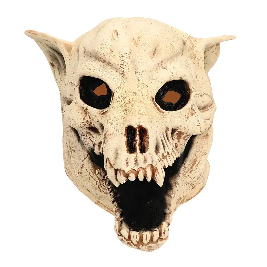 Latex hoofdmasker Hondenschedel-1