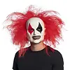 Boland Latex hoofdmasker Ruddy clown met haar